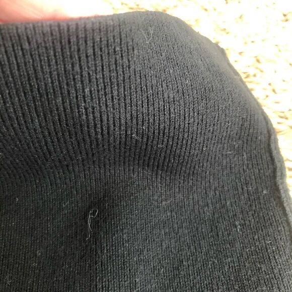 French connection Y2K black knitted cotton dress - Picture 7 of 8